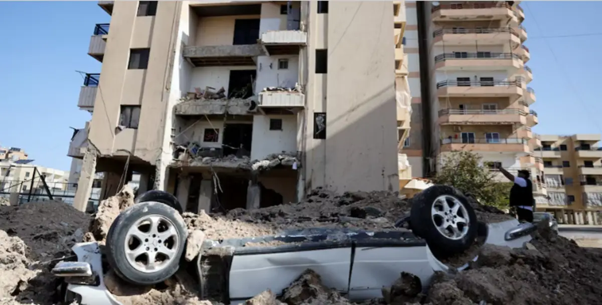 Destrucción por la guerra. 