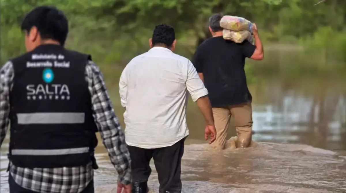 Creció el río Bermejo y varias comunidades quedaron aisladas en Salta