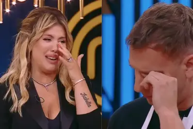 Estuviste en mi momento más difícil: el emotivo momento en MasterChef entre Wanda Nara y Maxi López