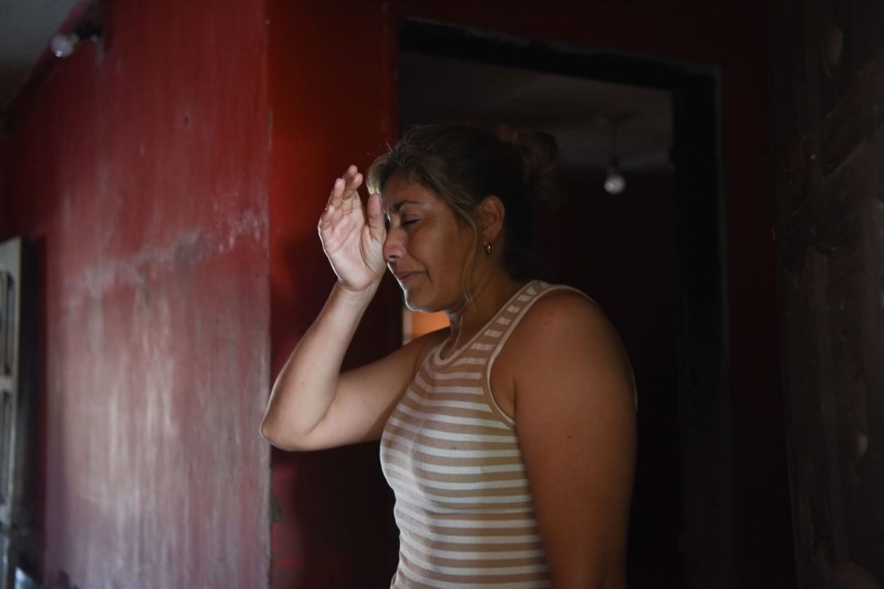 SIN CONSUELO. El nuevo día no alcanza para calmar los ánimos.