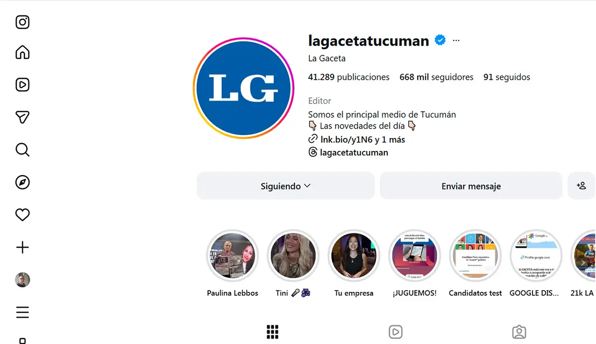 La caída de la cuenta de Instagram de LA GACETA impulsó una resolución