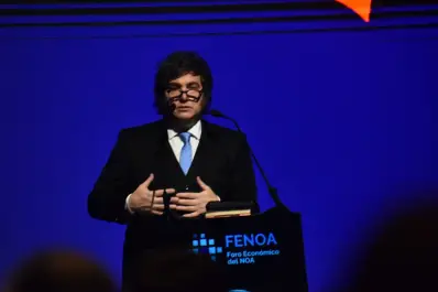 Mirá en vivo el discurso de Javier Milei en Fenoa 2026