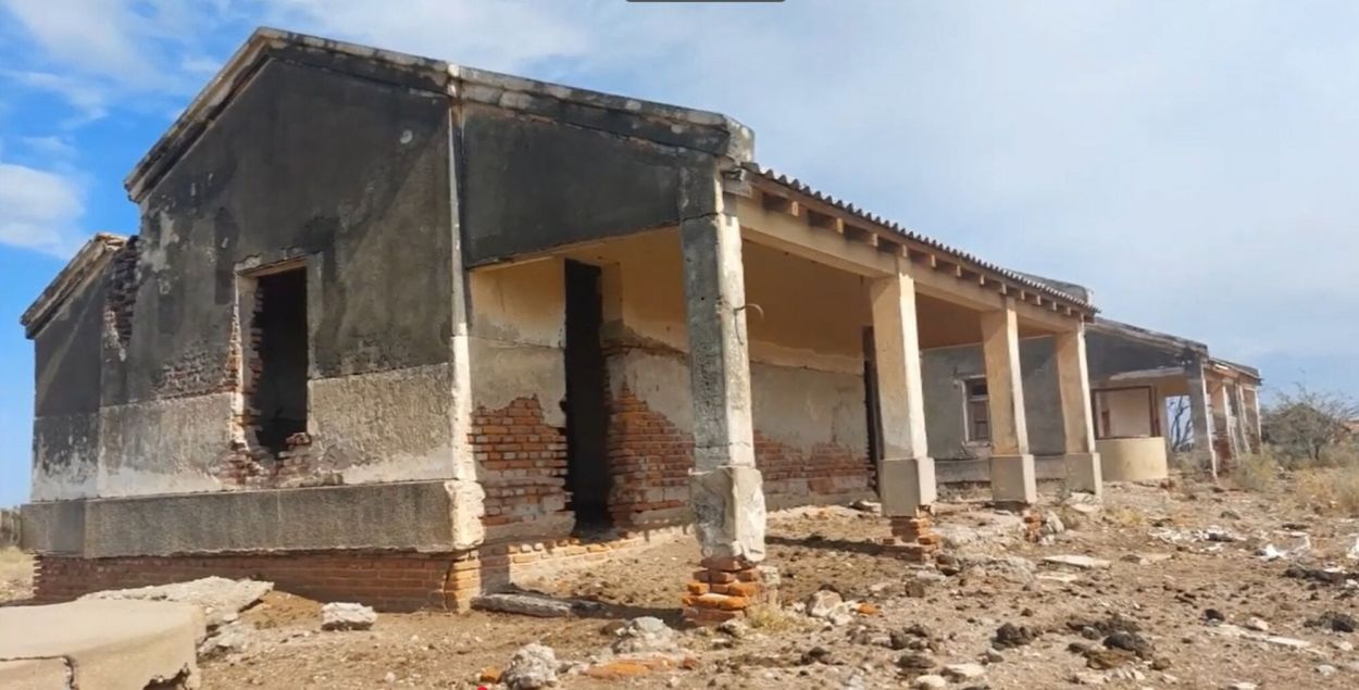 RUINAS. Todas las viviendas del lugar tienen el mismo formato.