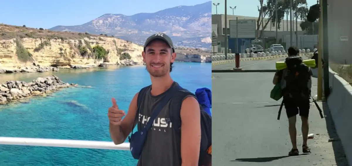 DIEGO CARRIZO. El tucumano de 25 años, se encuentra en Medio Oriente desde comienzos de marzo y vive de cerca el impacto del conflicto.