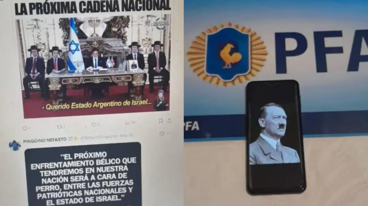 Detuvieron a un profesor universitario por difundir contenido antisemita y nazi en redes sociales