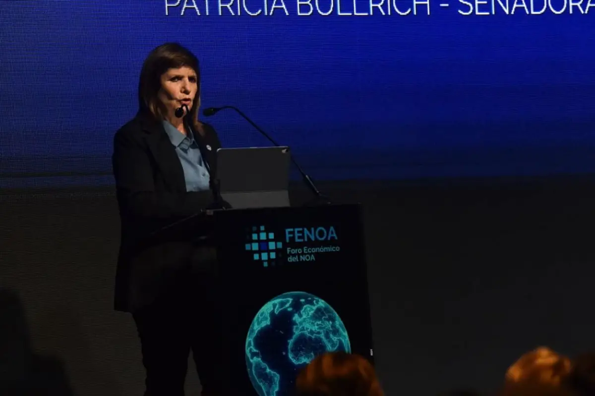 EXPOSITORA. Bullrich lideró la ponencia “Las reformas que están transformando la Argentina”. 