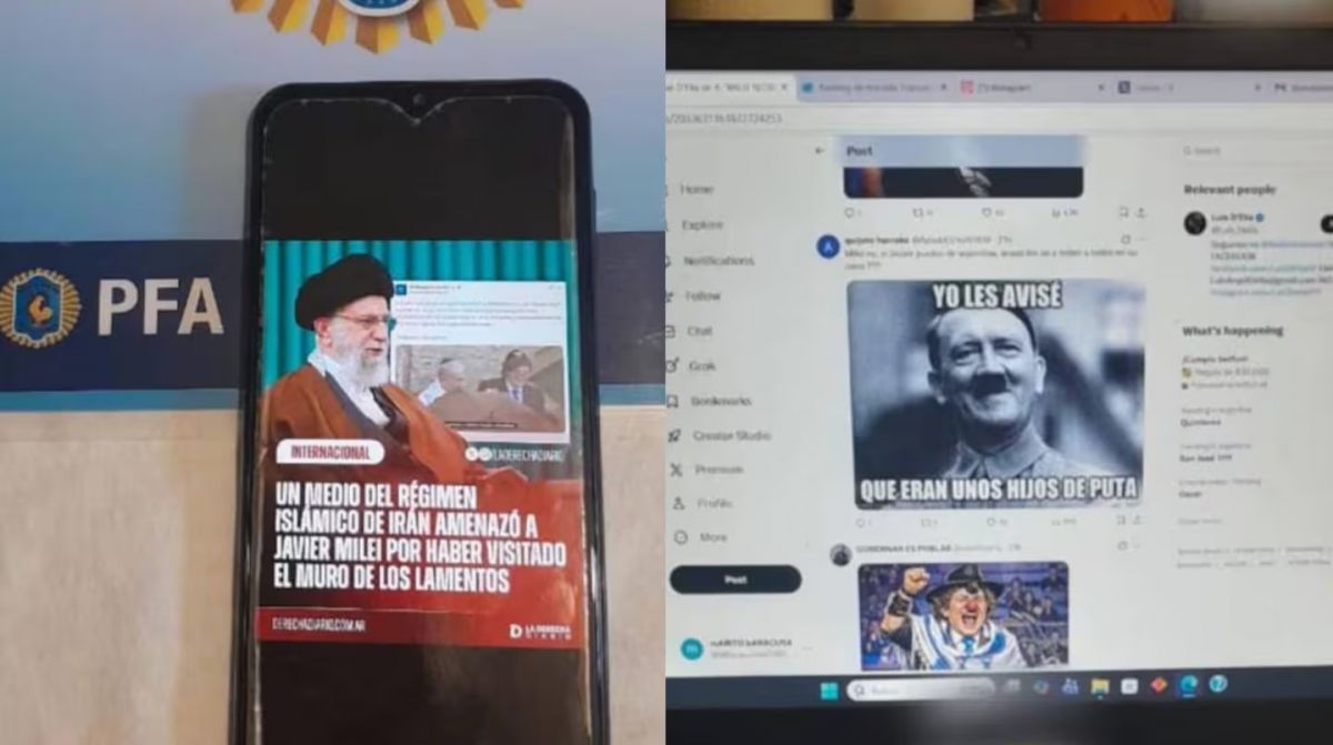 Detuvieron a un profesor universitario por difundir contenido antisemita y nazi en redes sociales