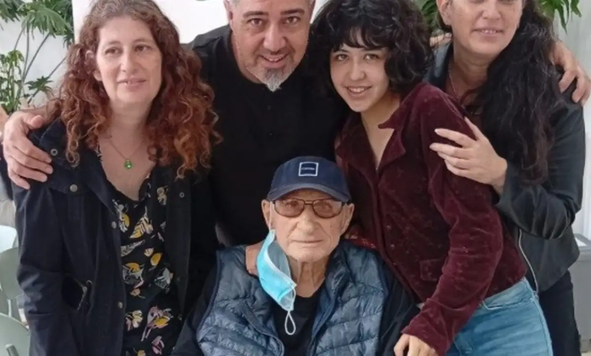 TRISTE ADIÓS. Una de las últimas imagenes de Cherquis Bialo antes de partir.