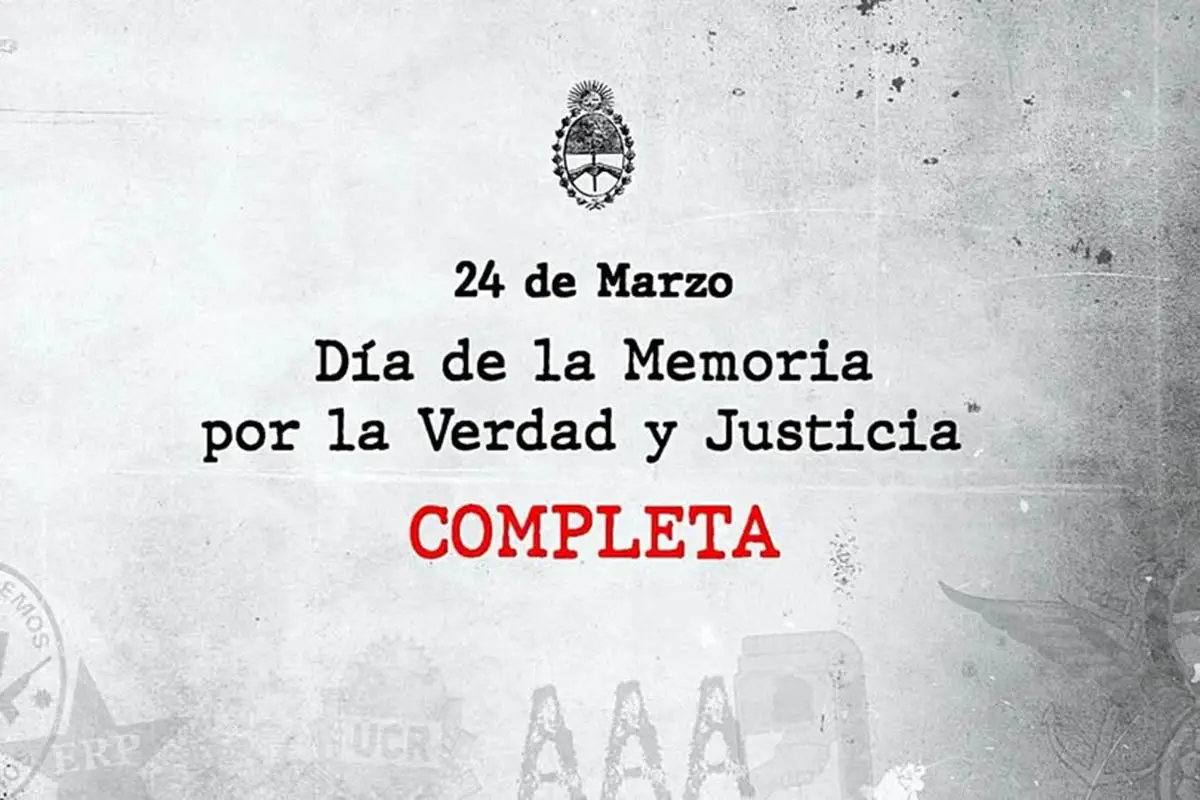 “Memoria completa”: el Gobierno nacional mantiene su postura