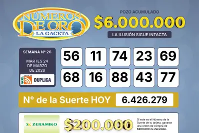 Los Números de Oro de LA GACETA del martes 24 de marzo de 2026