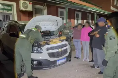 Ocultaban 63 kilos de cocaína en un auto: la droga estaba escondida en ventilaciones, pisos y zócalos