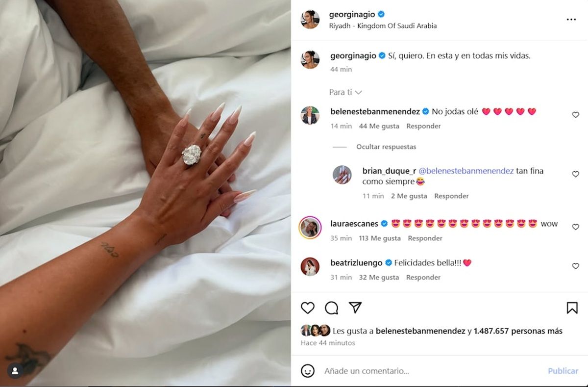 La foto de Cristiano Ronaldo y su pareja que se volvió viral por una cifra millonaria