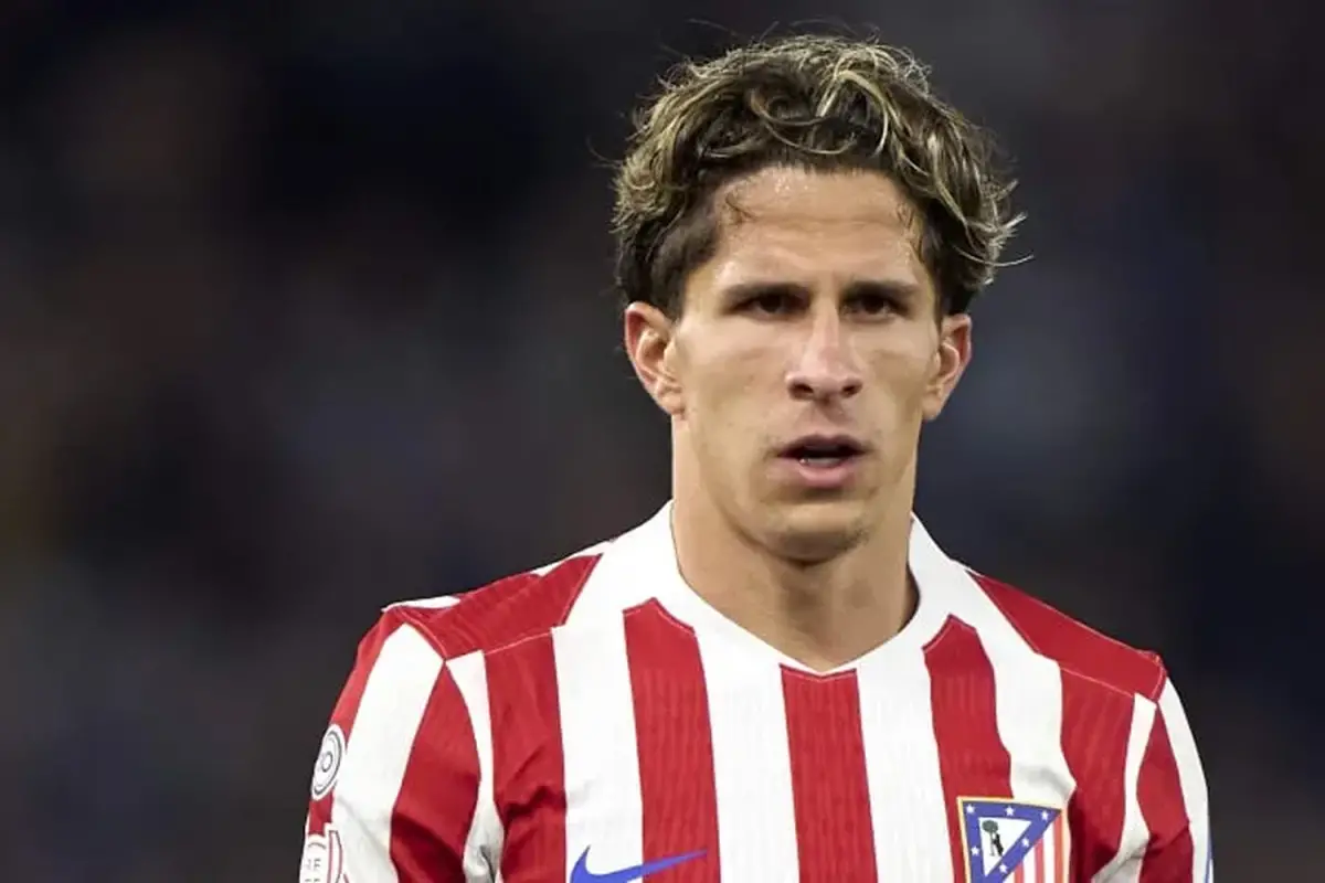 Giuliano Simeone, volante del Atlético de Madrid, habló sobre la posibilidad de jugar en Boca.