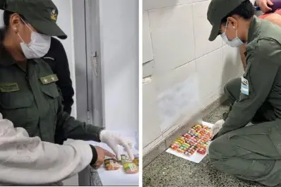 Control en la ruta nacional 9: un hombre transportó 95 cápsulas de cocaína en su cuerpo