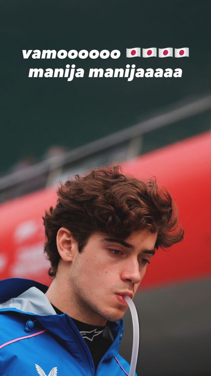 Colapinto y un mensaje antes de Japón: “Manija”