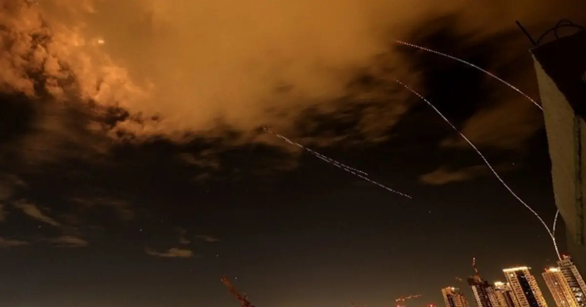 Irán ha lanzado una nueva andanada de misiles en Oriente Medio. AFP (JACK GUEZ)