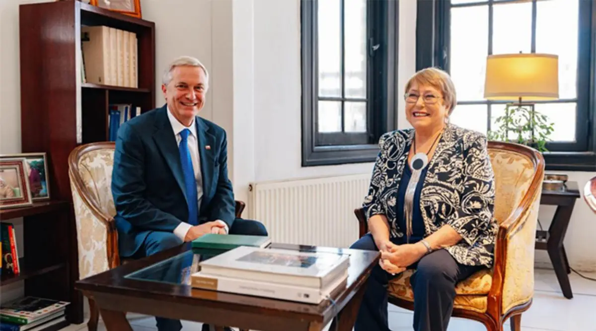KAST Y BACHELET. La ex presidenta había sido postulada por Boric.