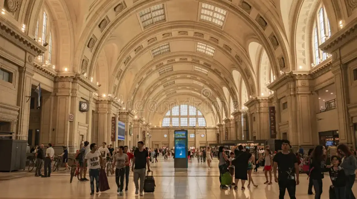 Estación Constitución, la más inmensa de la región.