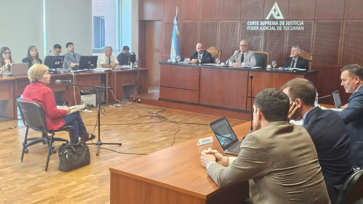 La audiencia del día en el Poder Judicial.