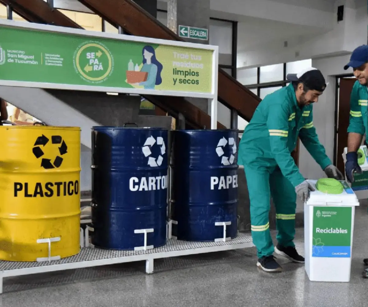 SEPARÁ. Uno de los programas municipales fomenta el reciclaje. 