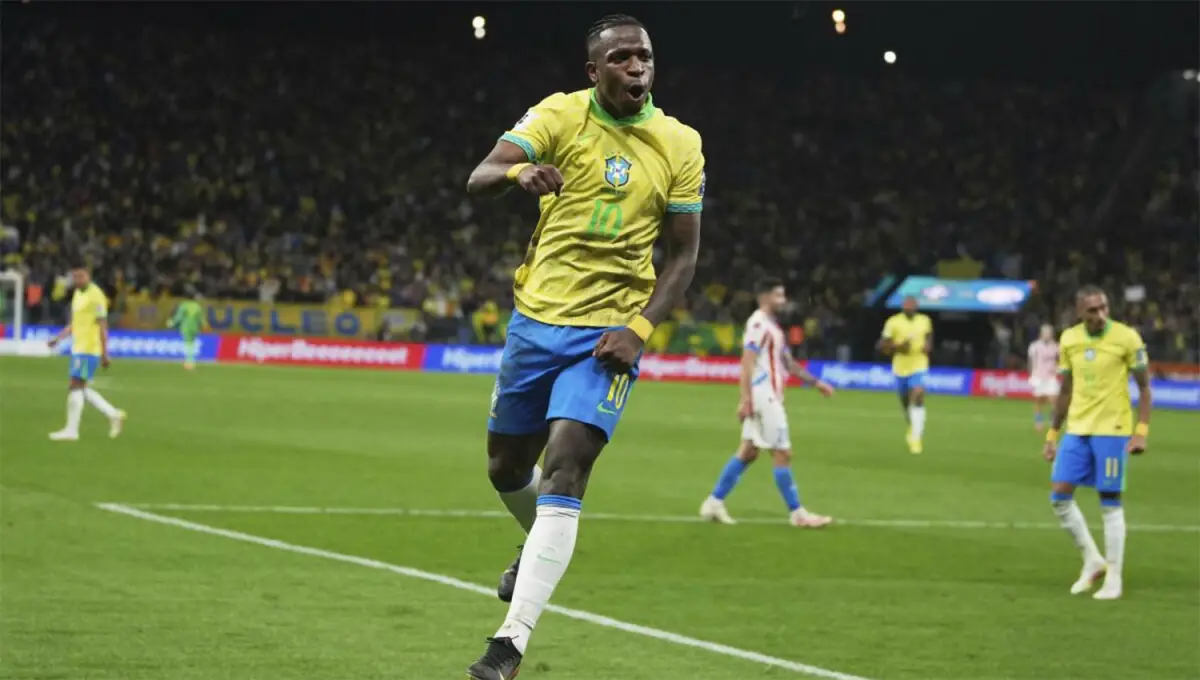 EN ESTADOS UNIDOS. Vinicius Junior es la figura de un Brasil que se ilusiona con otra Copa del Mundo.