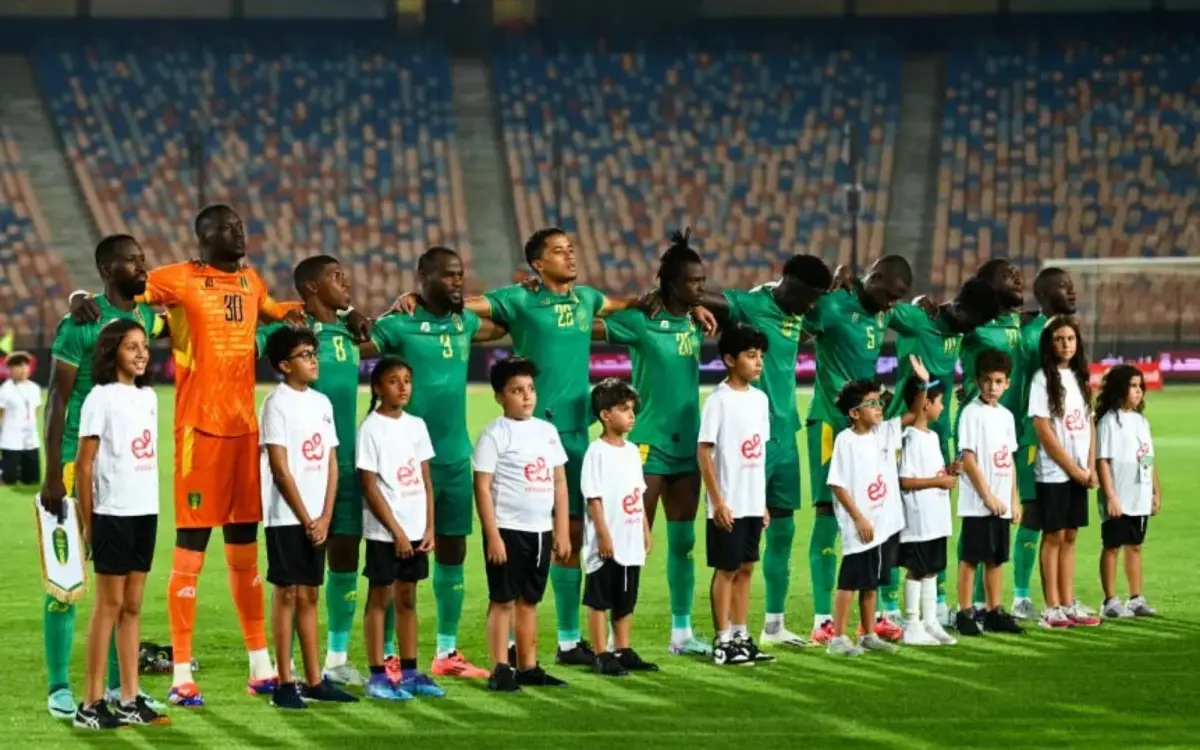 AMISTOSO. El seleccionado mauritano jugará un partido que para ellos es histórico frente a la Argentina de Messi.