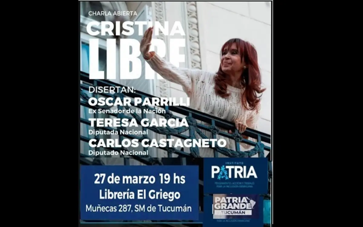 Tucumán: lanzan en la provincia la campaña nacional “Cristina Libre”