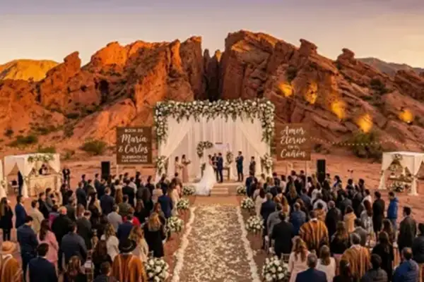 Cafayate: polémica por un casamiento dentro de una reserva natural