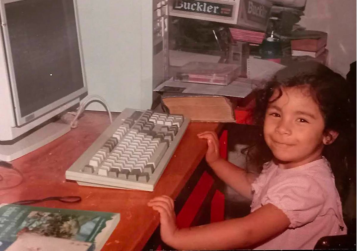 DE PEQUEÑA. Desde Lules, antes de encontrar los límites que la empujarían a irse. / CORTESÍA DANIELA GONZÁLEZ