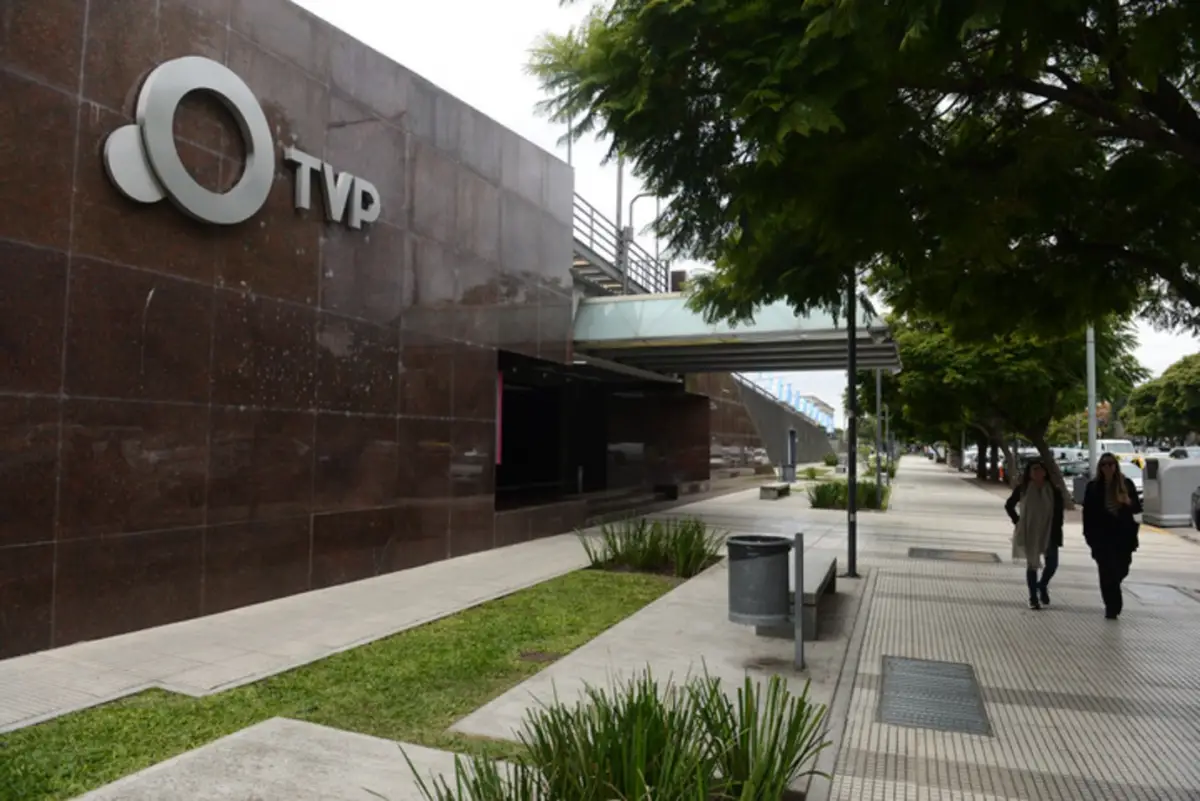 Las oficinas de la TV Pública en Buenos Aires.