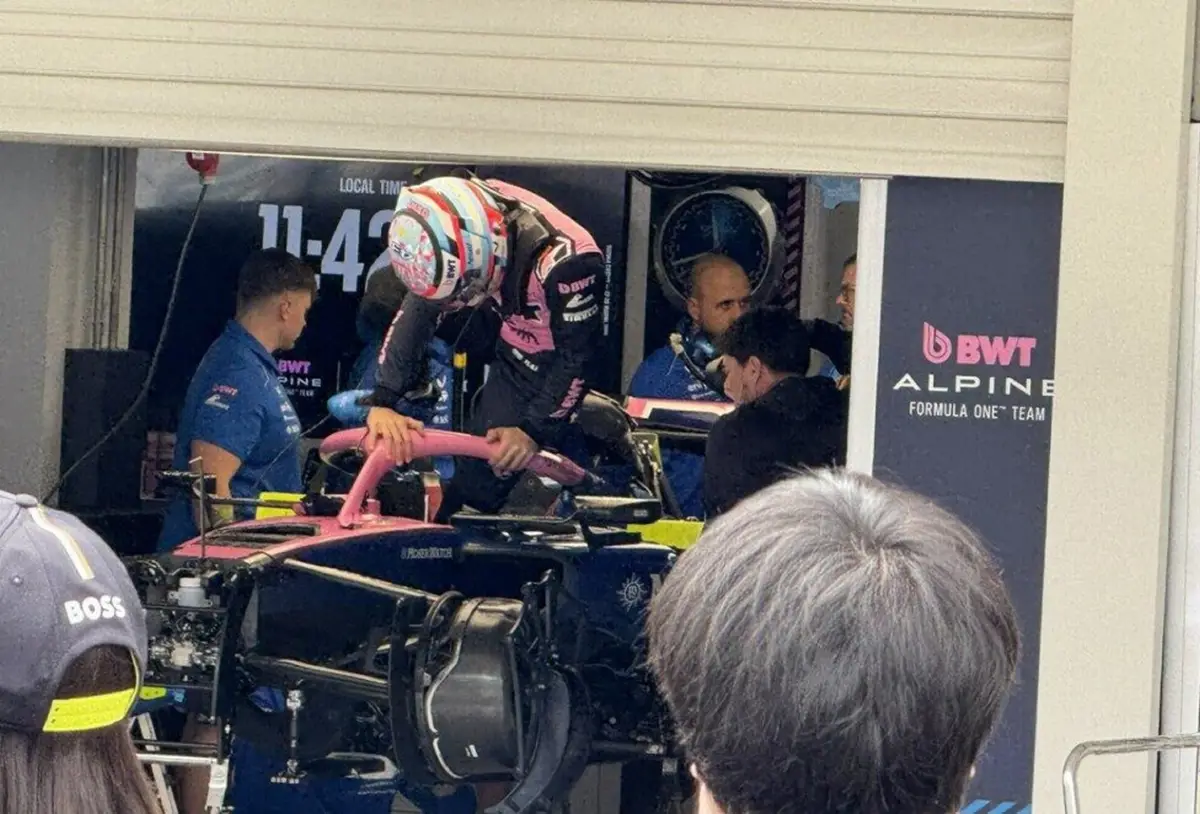 Franco Colapinto reaccionó tras terminar 16° en la FP1 del GP de Japón: “Qué desastre”