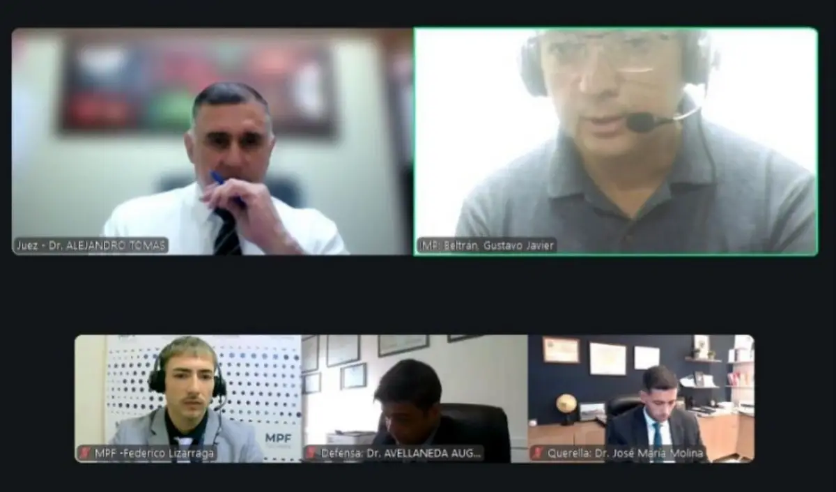 AUDIENCIA. El imputado, Gustavo Beltrán, pidió disculpas a la sociedad tucumana por su accionar.