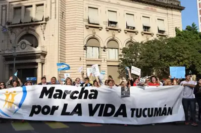 Bajo el lema Por la vida siempre, hoy se realizará una nueva marcha en Tucumán