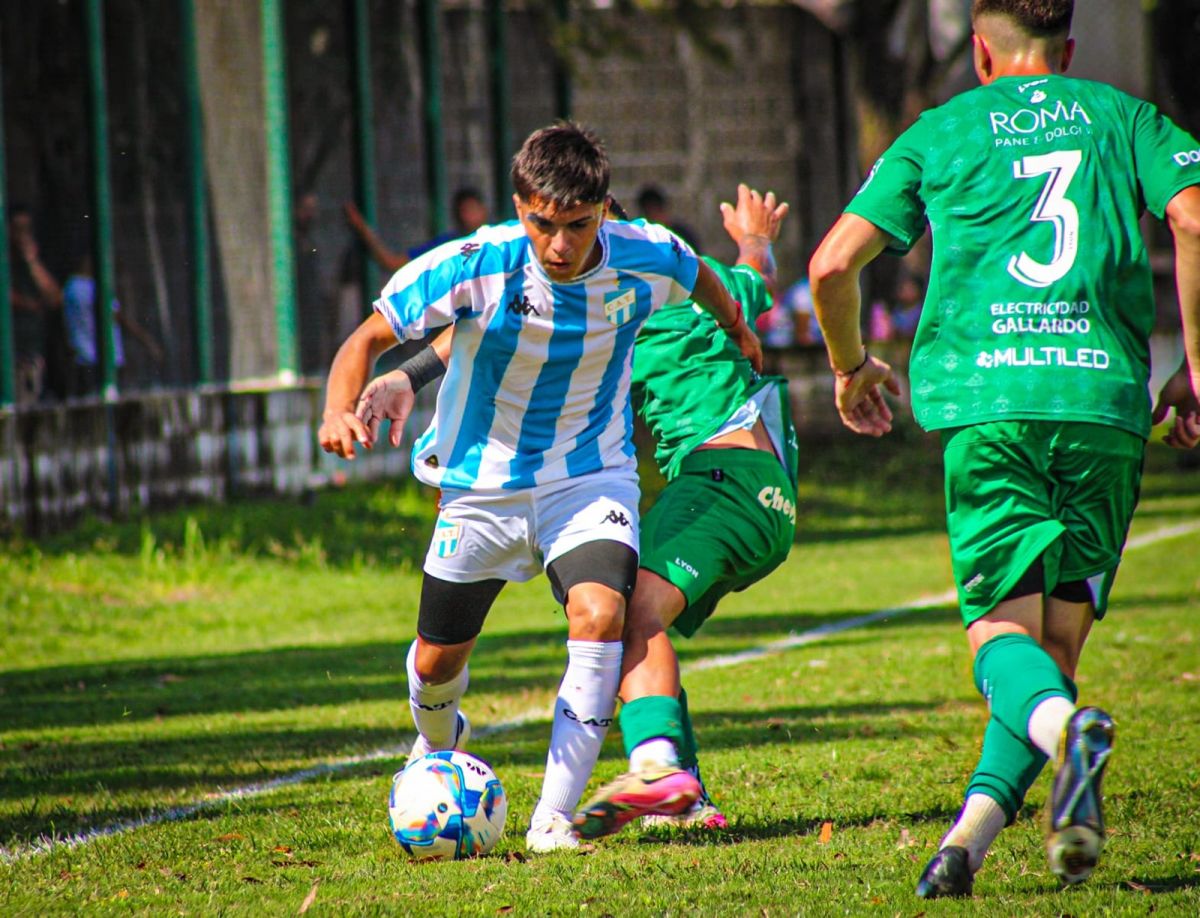 Joaquín Puentes Fernández marco por duplicado en la quinta división (Gentileza Pucat)