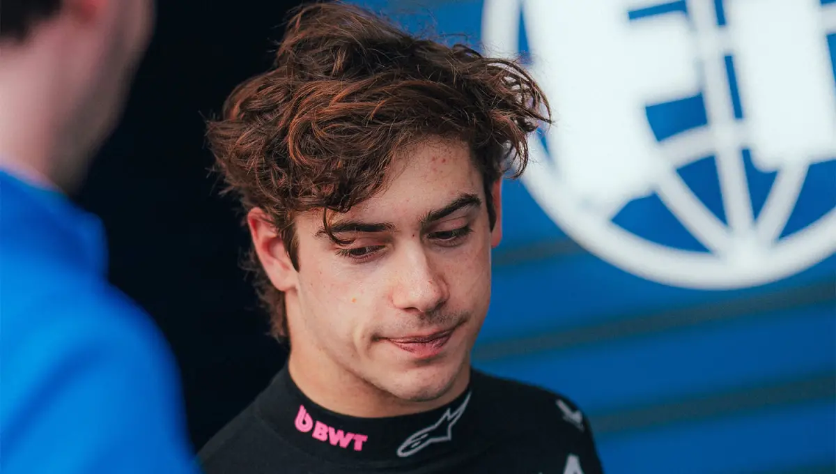 INSATISFECHO. Franco Colapinto se mostró disconforme con la ubicación final conseguida en Suzuka.