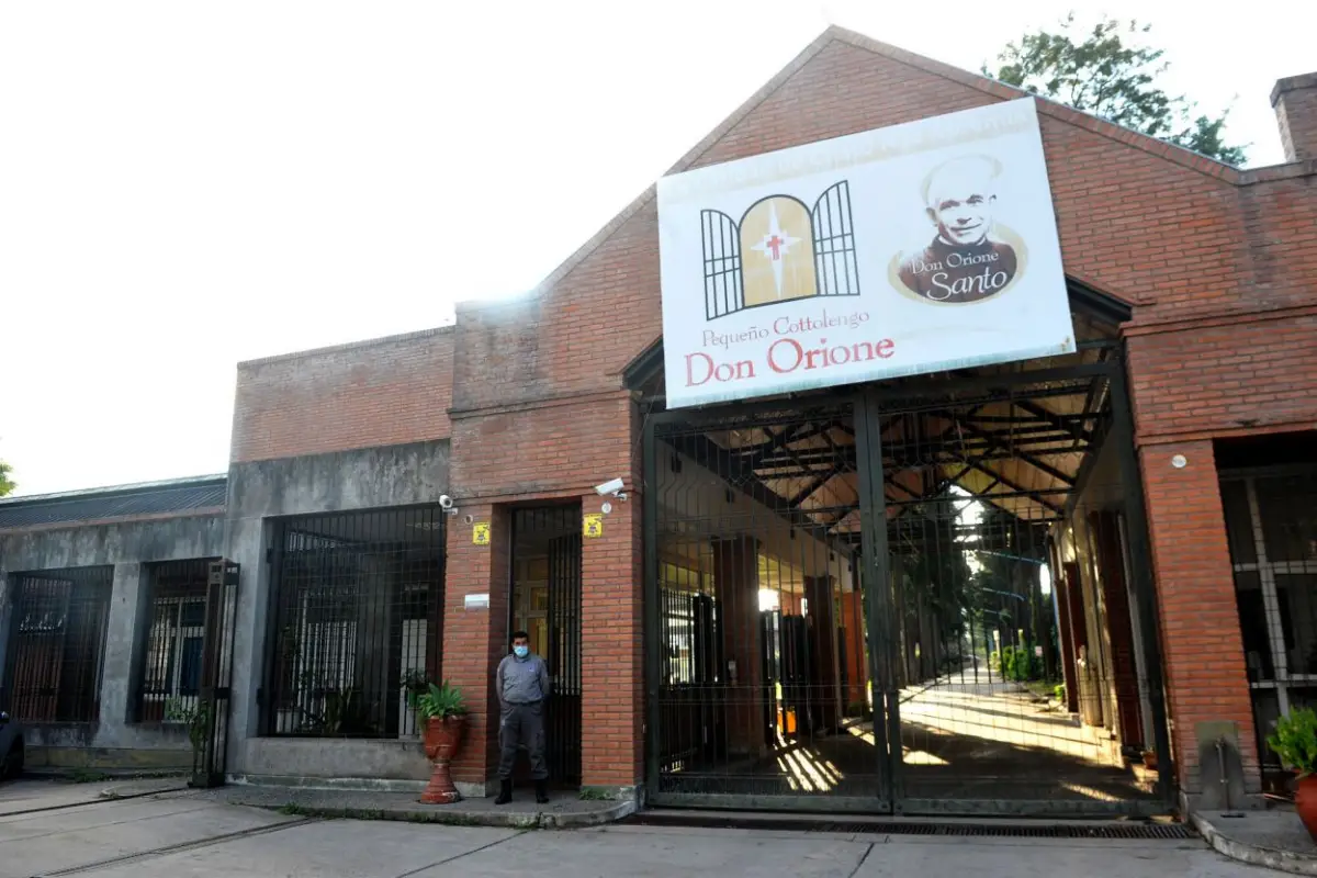 AL LÍMITE. El vocero del Pequeño Cottolengo de Don Orione, Aníbal Quvedo, alertó sobre su situación.