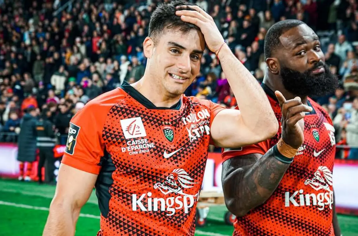 Tomás Albornoz continúa con su adaptación al Top 14 de Francia.