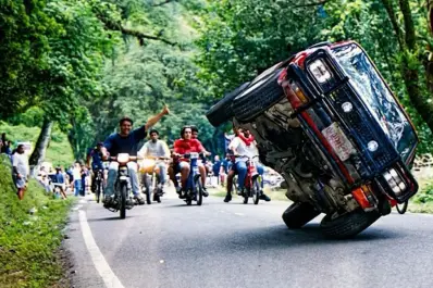 Recuerdos fotográficos: 2001. Vértigo y emoción con el acróbata “Motpaka”