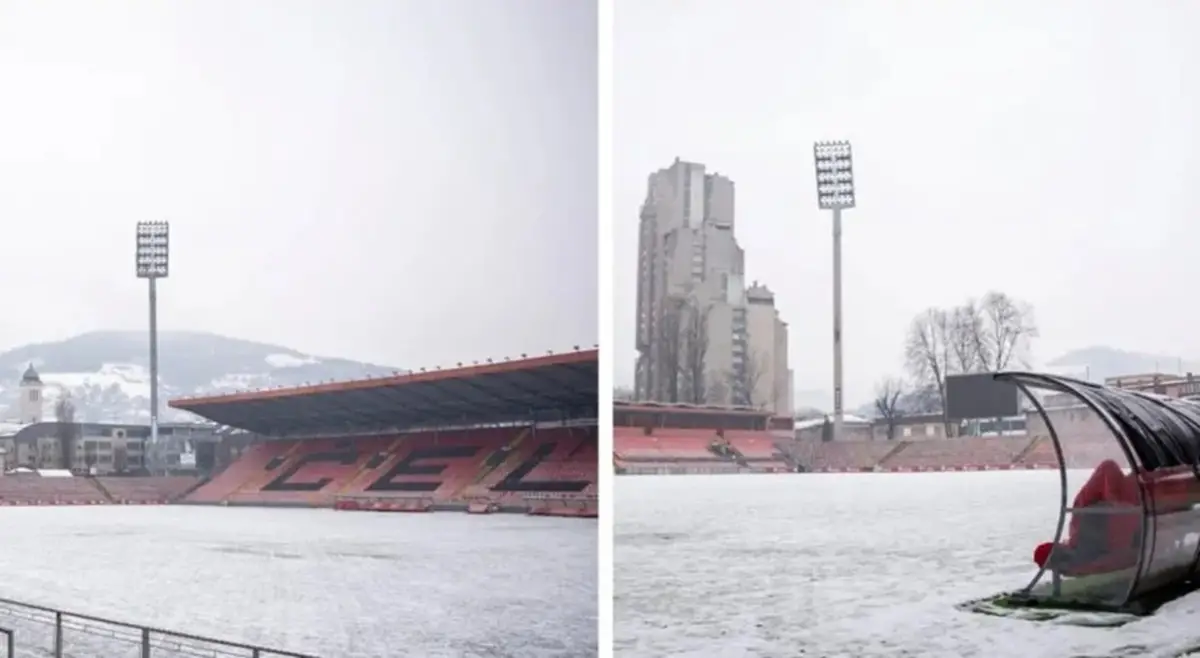 CAMPO DE BATALLA. El estadio de Zenica recibirá a Italia con condiciones extremas.