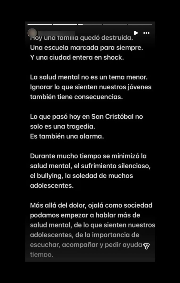 Qué dijo la familia de Ian tras el crimen en la escuela y por qué su mensaje impacta en todo el país