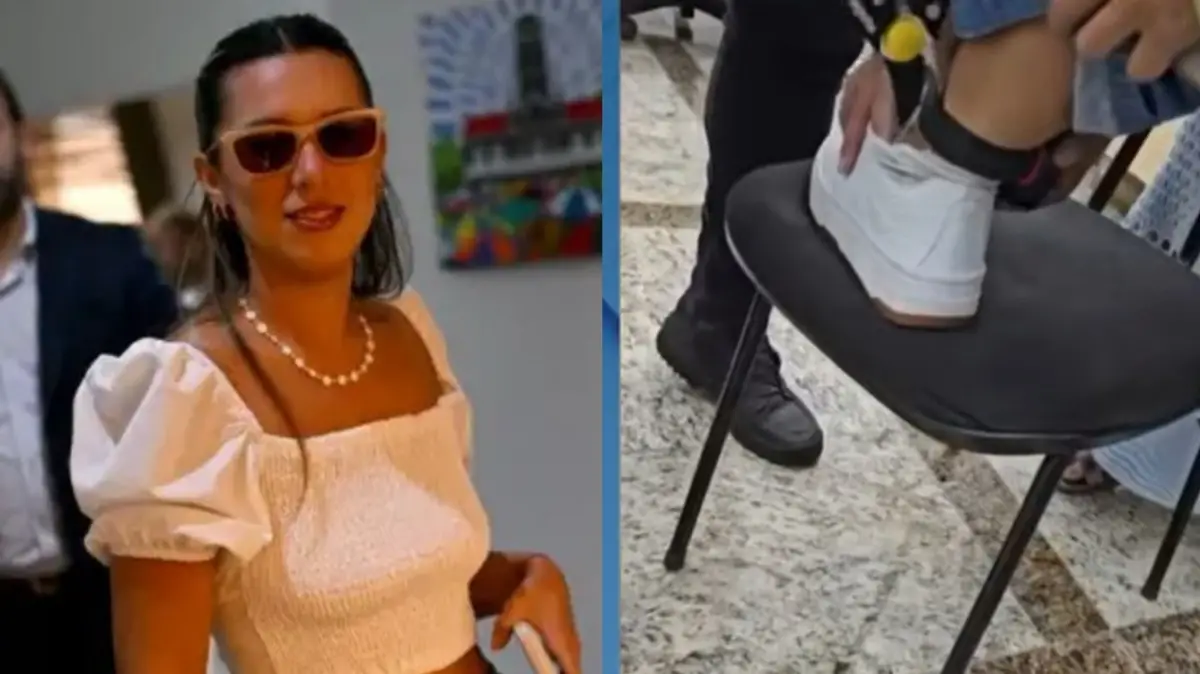 AGOSTINA PÁEZ. Le retiraron la tobillera electrónica a la abogada santiagueña.