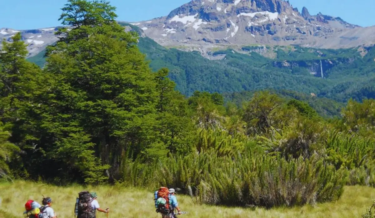 Valle del Auquinco, uno de los tramos de Huella Andina. 