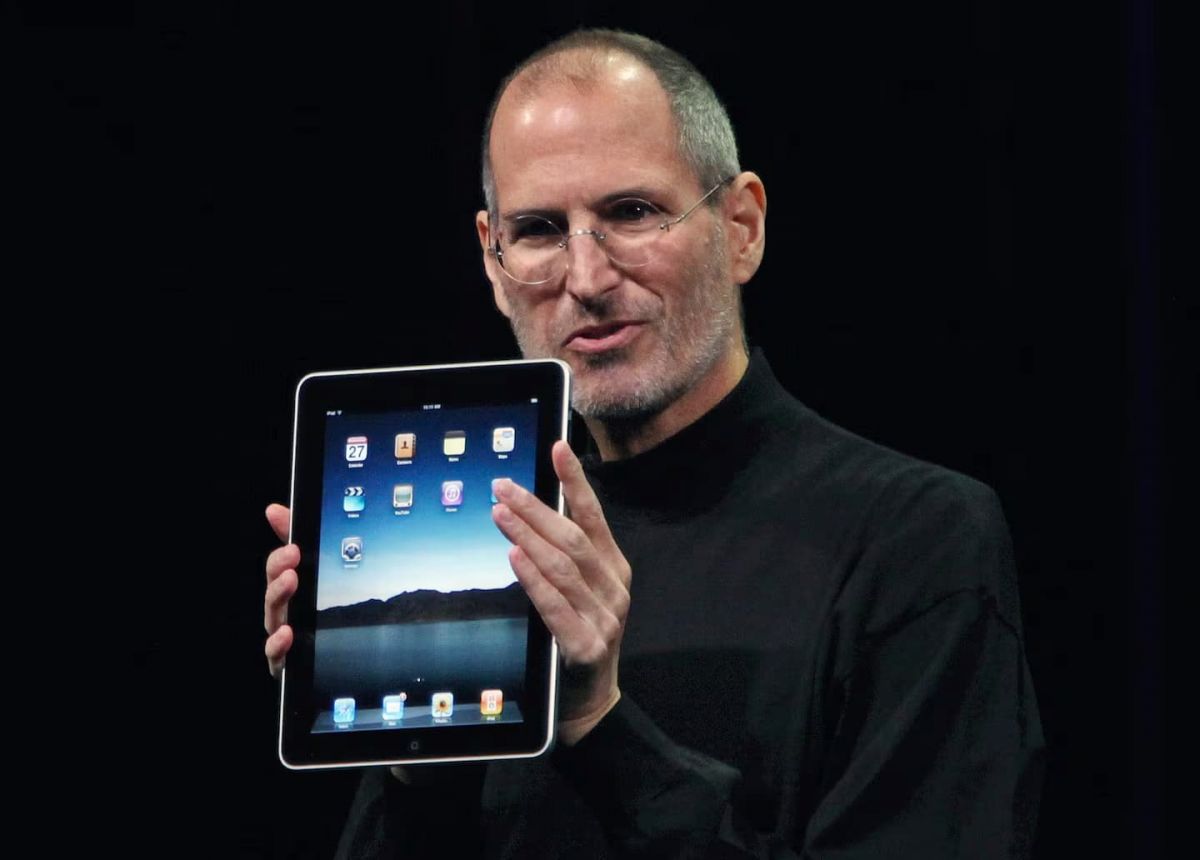 La presentación del Ipad. 