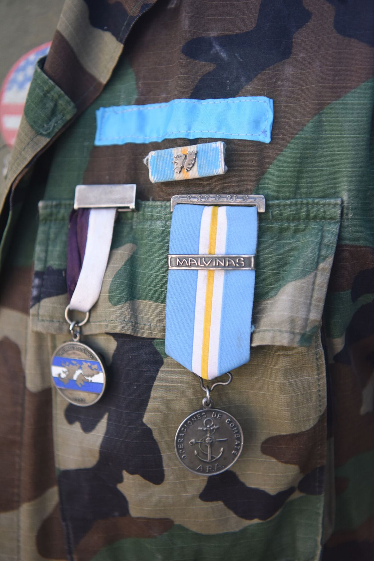 RECUERDO. “Representamos a los que quedaron allá”, dijeron los soldados.