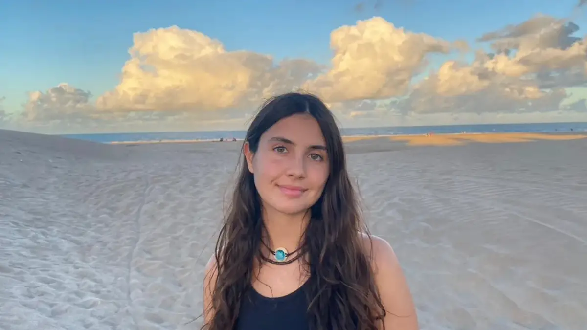 ORGULLO. Josefina Ferreira Valsecchi es estudiante de Biología en la Universidad Nacional de La Plata.