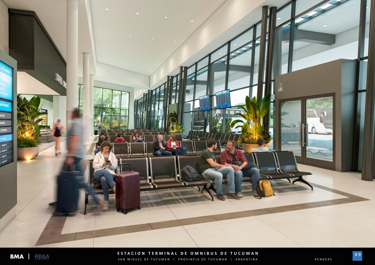 En imágenes: así es el proyecto que pica en punta para modernizar la Terminal de Ómnibus
