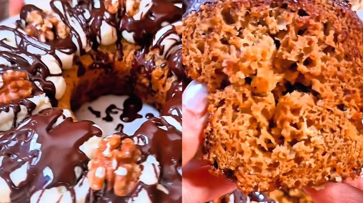 Rosca de Pascua saludable. Receta de Puli Cocina. (Imagen: Captura)