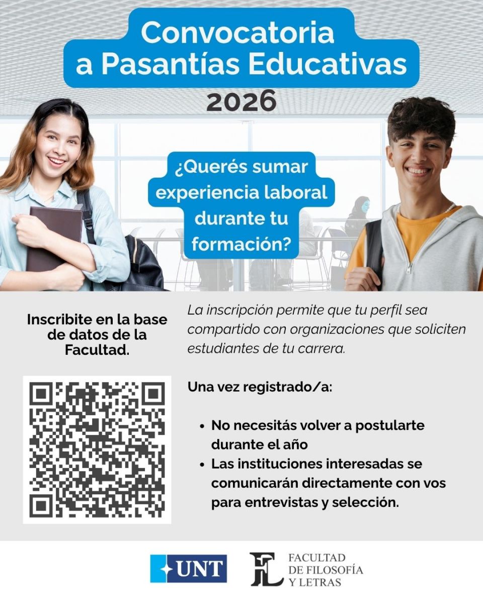 CONVOCATORIA. La inscripción es virtual y requiere documentación académica que se descarga desde SIU-Guaraní.