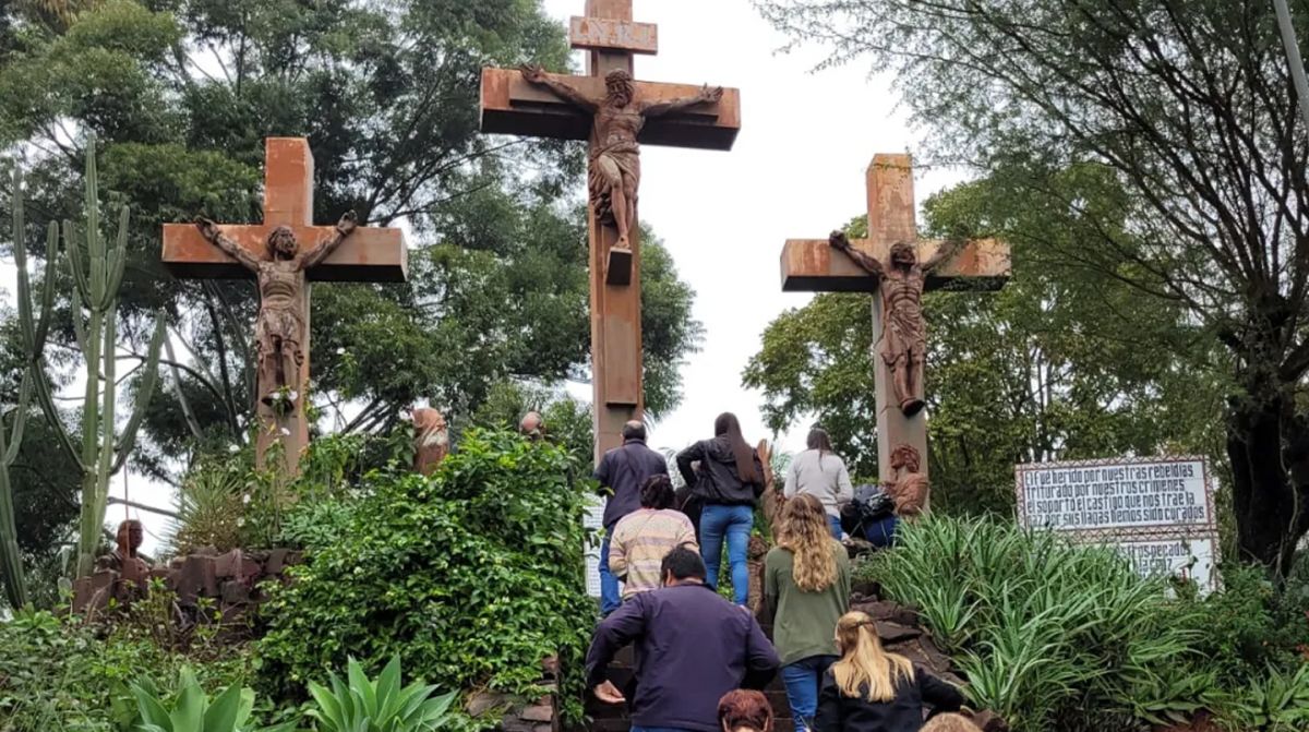 La naturaleza se mezcla con la religión en Misiones. 