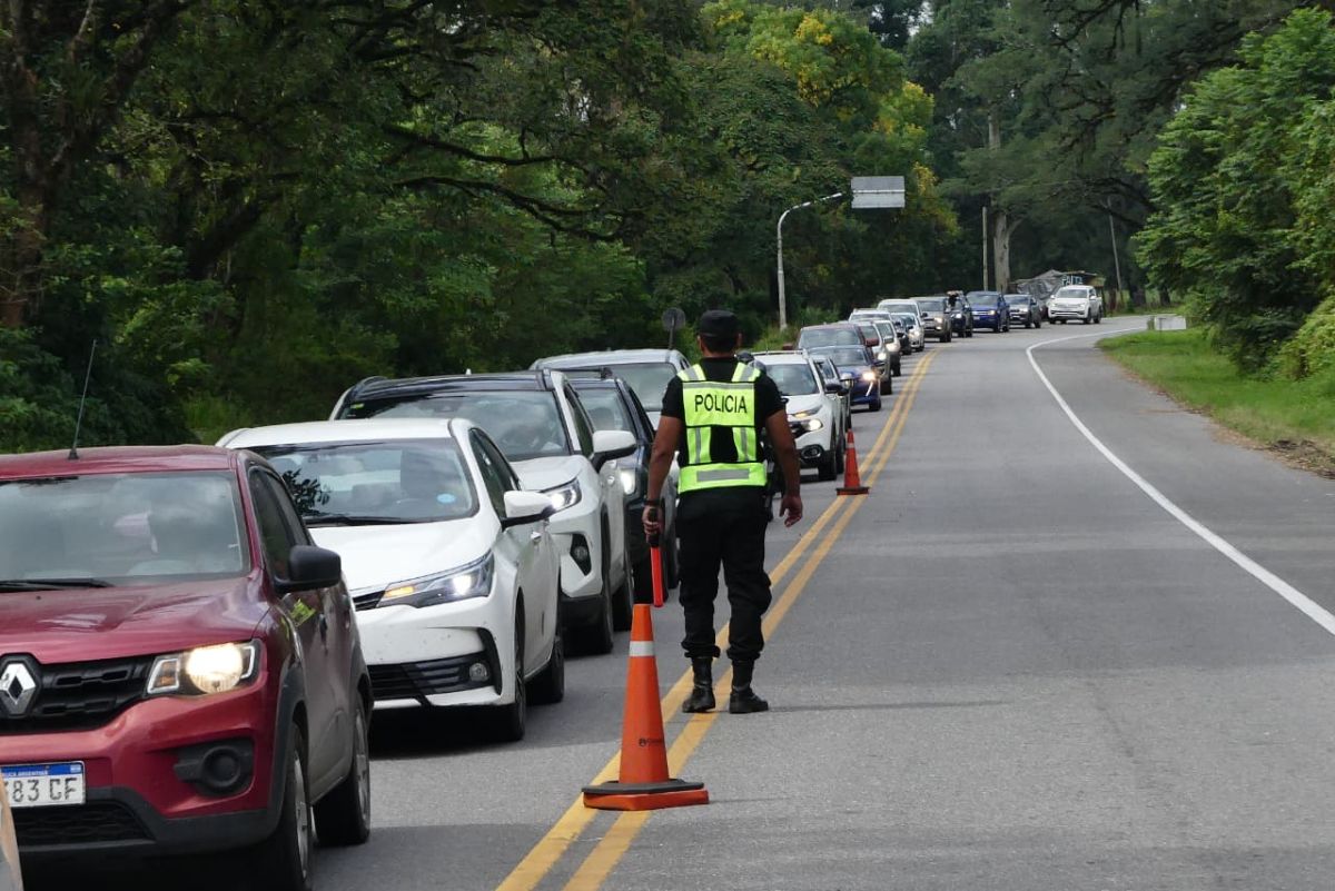Movimiento de vehículos en la ruta 307. LA GACETA / OSVALDO RIPOLL